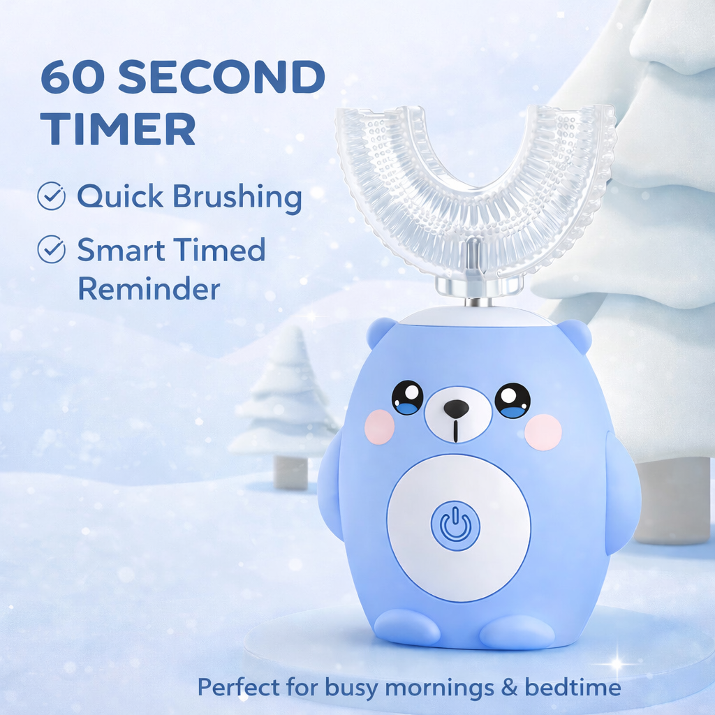 Kids Toothbrush They Actually Love | BearBasics Sonic Brush